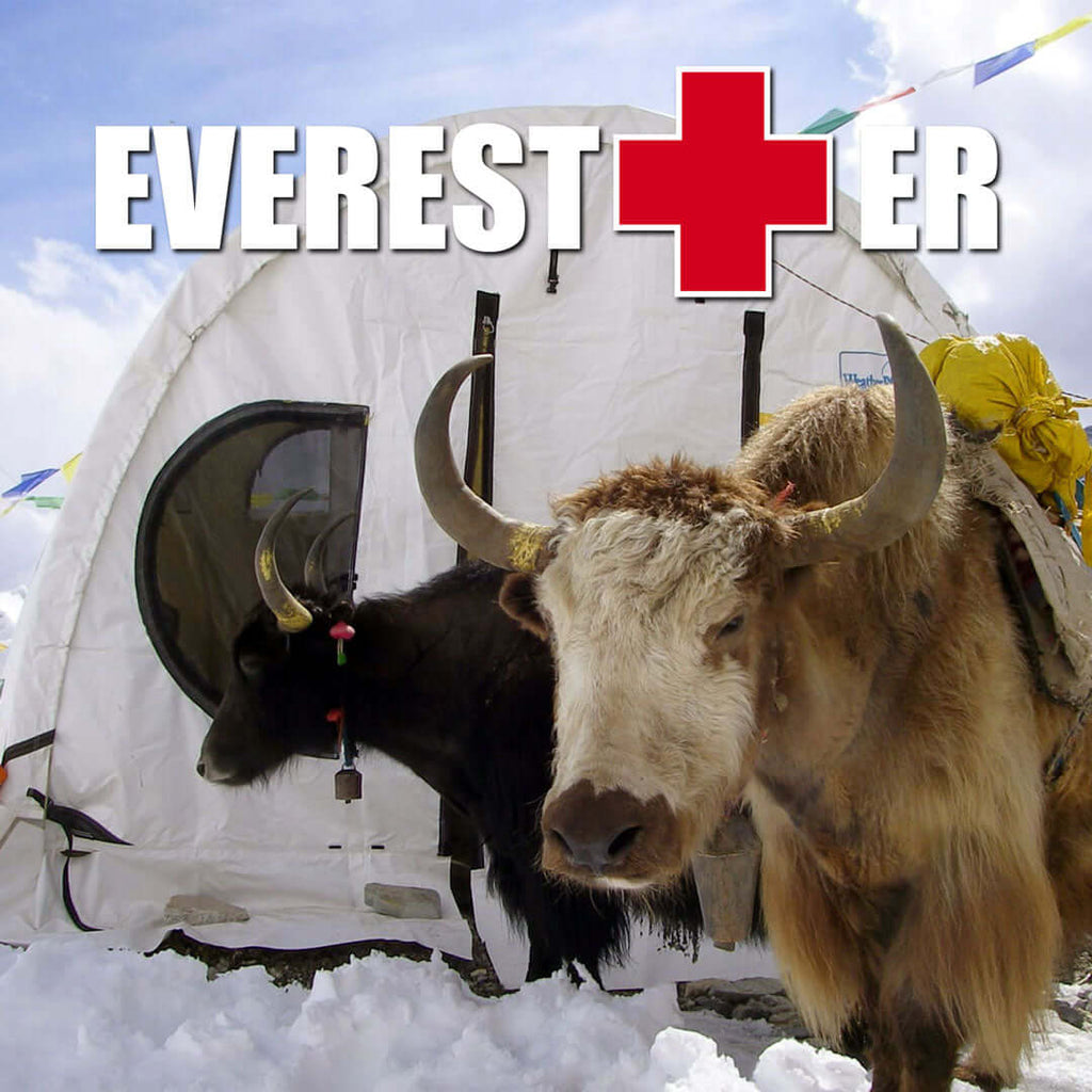 What happens during a season at the highest medical pop-up on Earth?