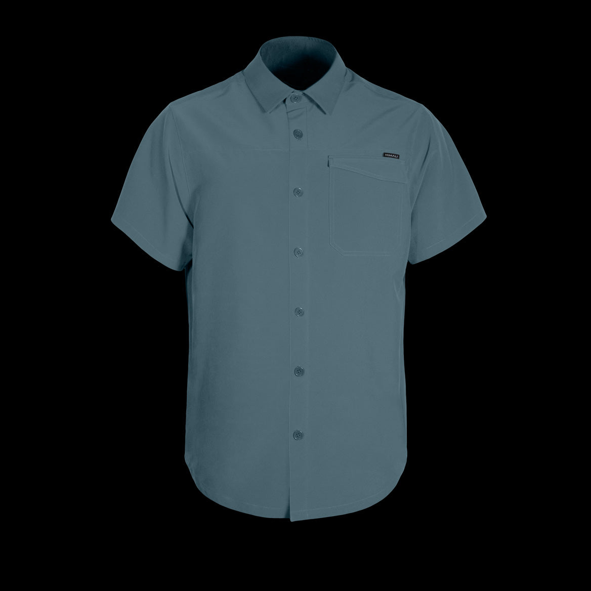 Mens Departure Short-Sleeve Button Down