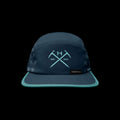 10TH ANNIVERSARY BOULDER 5 PANEL HAT in DEEP LAKE