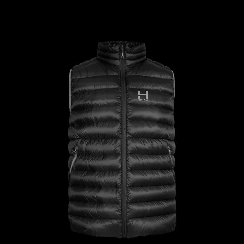 Product image of the Men's Focus Down Vest in colorway Deep Space with 700 fill power hyperdry RDS certified downdown