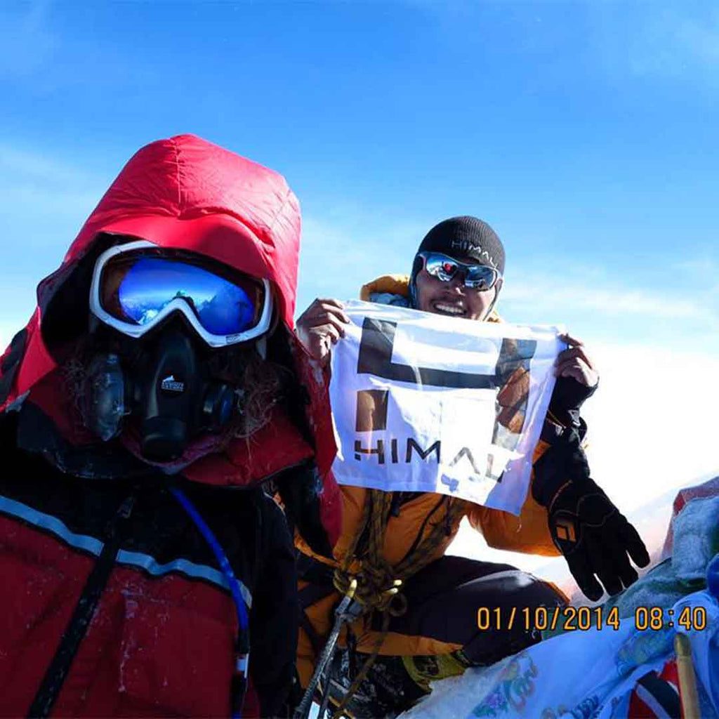 HIMALI™ Owner Athlete Tendi Sherpa summits Manaslu (elevation: 26,759')