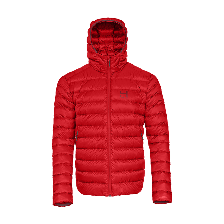 Red down jacket shop
