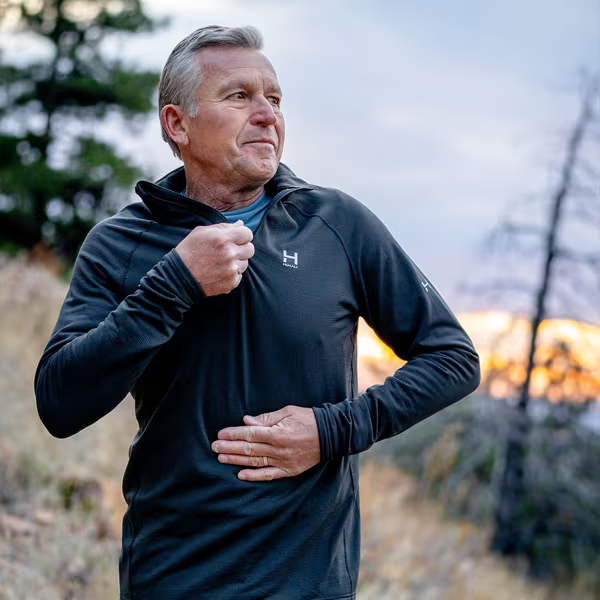 MENS MINDSET 1/4 ZIP FLEECE PULLOVER