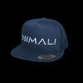 a product photo of the HIMALI Flatiron Flat Brim Snapback Hat in colorway navy