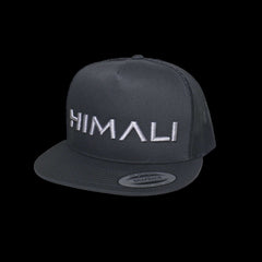 a product photo of the HIMALI Flatiron Flat Brim Snapback Hat in colorway charcoal