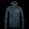 Product photo of the HIMALI Limitless Grid Fleece Hoodie in the colorway EVENING MIST