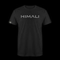 product photo of the mens pursuit short sleeve tech tee in colorway DEEP SPACE with a large HIMALI logo written across the center chest