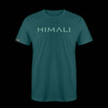 product photo of the mens pursuit short sleeve tech tee in colorway DARK TEAL with a large HIMALI logo written across the center chest