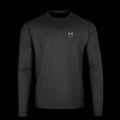 product photo of the mens pursuit long sleeve tech tee in colorway DEEP SPACE with a small HIMALI logo on the left chest