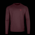 product photo of the mens pursuit long sleeve tech tee in colorway HYPOXIC with a small HIMALI logo on the left chest
