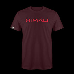 product photo of the mens pursuit short sleeve tech tee in colorway HYPOXIC with a large HIMALI logo written across the center chest