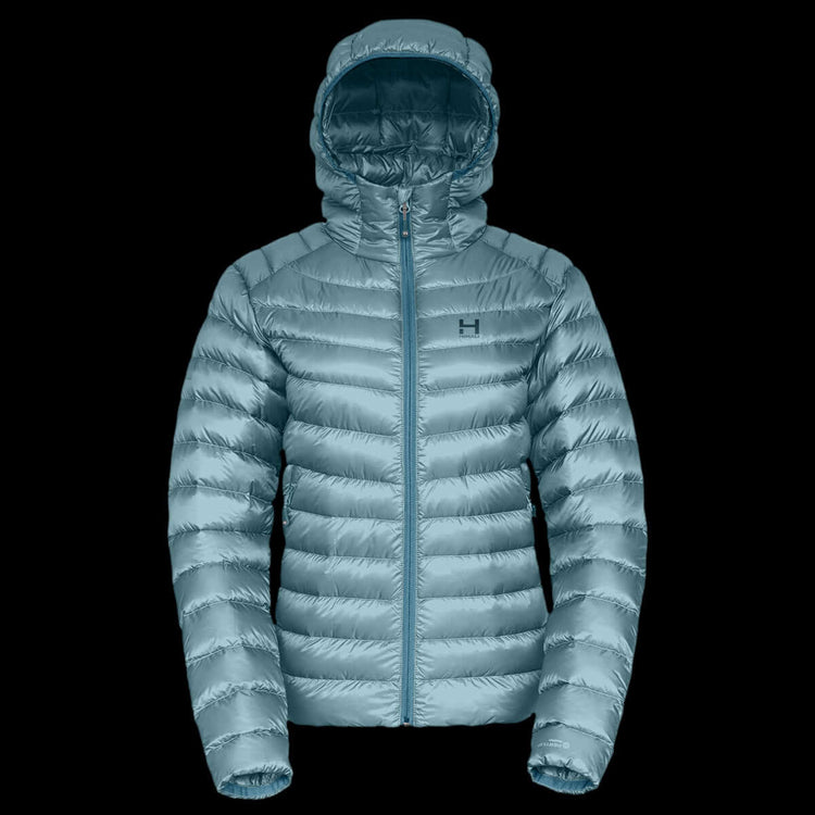 WOMENS ACCELERATOR DOWN JACKET (HOODED)