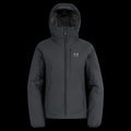a product photo of the womens ascent stretch hoodie with 100g primaloft gold insulation in colorway DEEP SPACE