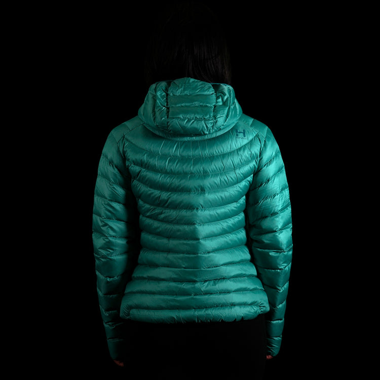 WOMENS PEAK 7 DOWN JACKET (HOODED)