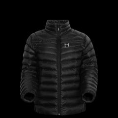 Product photo of the womens NONhooded Peak 7 down jacket in colorway COSMOS with 700 fill power RDS certified HyperDry down jacket