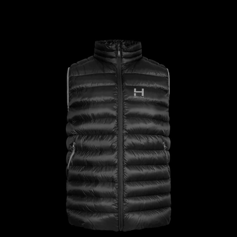Product image of the Men's Focus Down Vest in colorway Deep Space with 700 fill power hyperdry RDS certified downdown