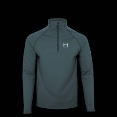 Product photo of the HIMALI MENS MINDSET 1/4 ZIP FLEECE PULLOVER in the colorway EVENING MIST